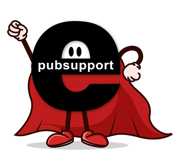 Illustration of the epubsupport mascot in a cap with hand reaching up indication champion!