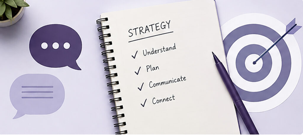 Communication and strategy articles.